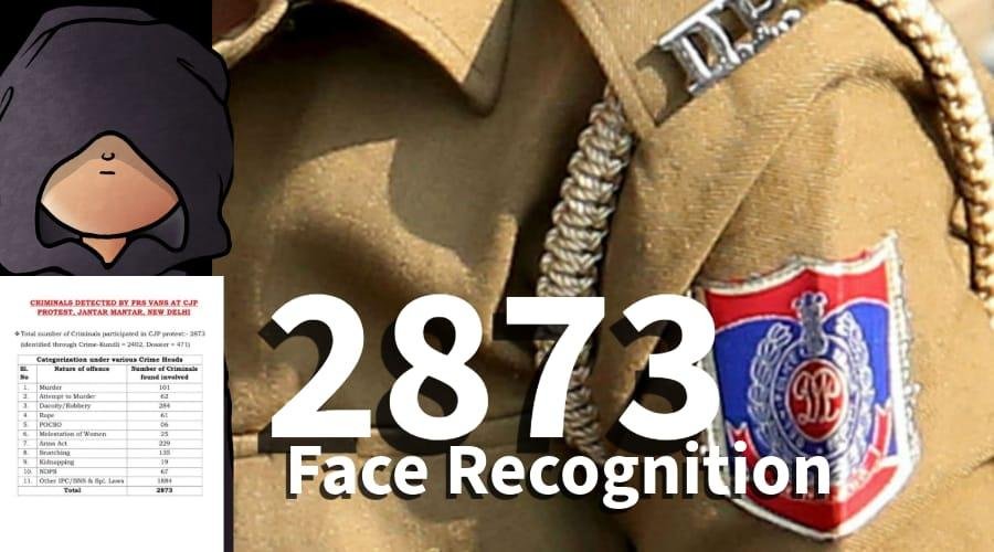 दिल्ली प्रोटेस्ट में 2873 अपराधी ! 989 पर गंभीर मामले